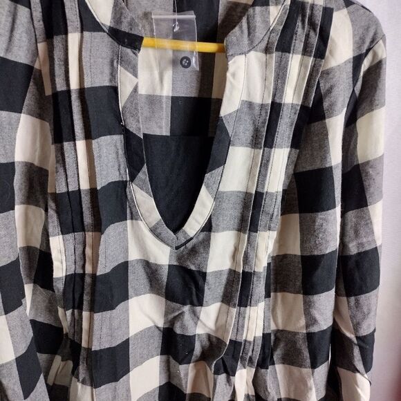 Woman Within flannel top - Picture 3 of 7